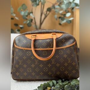 Louis Vuitton Monogram Deauville Handbag EUC
